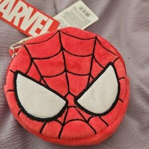 Marvel Spider-Man Red and White Kids Coin Pouch